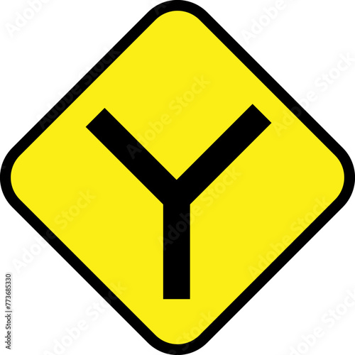 sign Y intersection