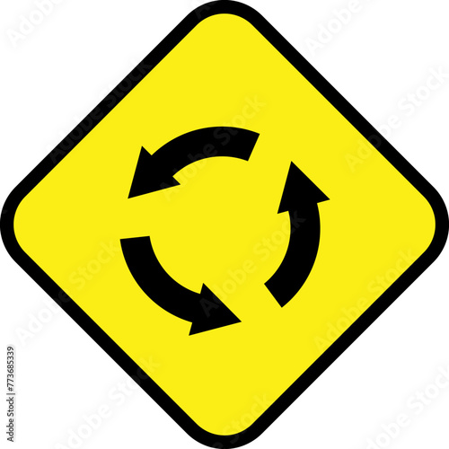 sign Circular Intersection