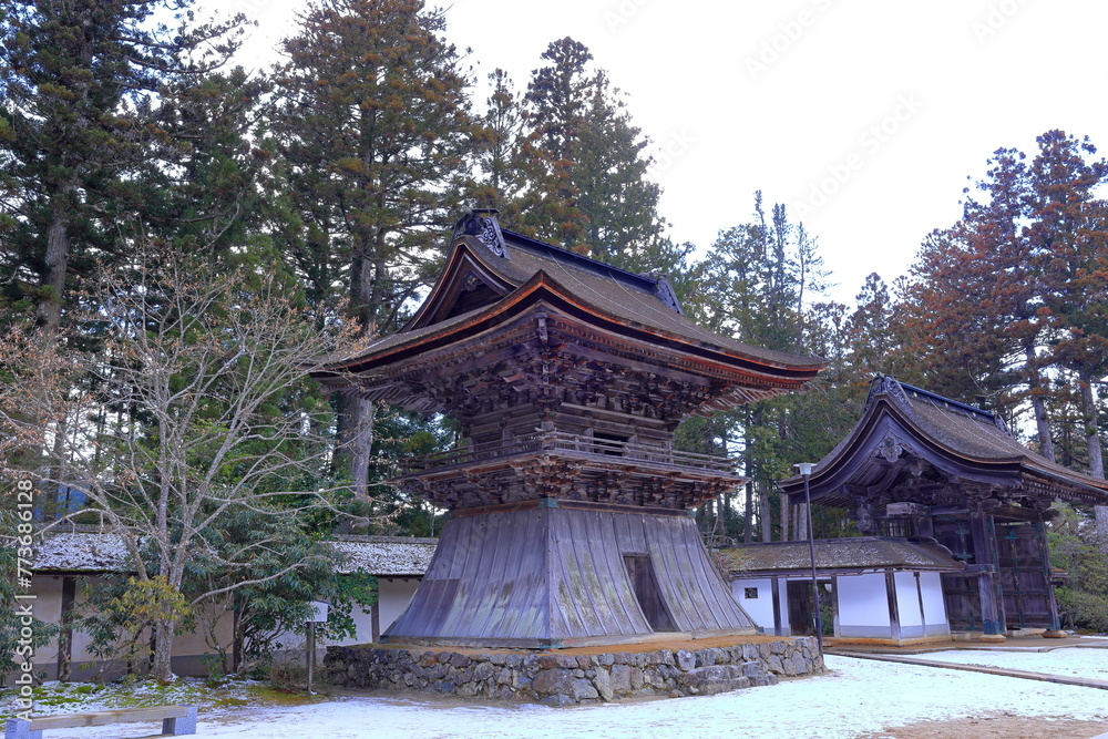Kongobu-ji, headquarters of Shingon Buddhism at Koyasan, Koya, Ito District, Wakayama, Japan Kongobu-ji, headquarters of Shingon Buddhism at Koyasan, Koya, Ito District, Wakayama, Japan