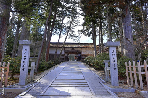 Kongobu-ji, headquarters of Shingon Buddhism at Koyasan, Koya, Ito District, Wakayama, Japan