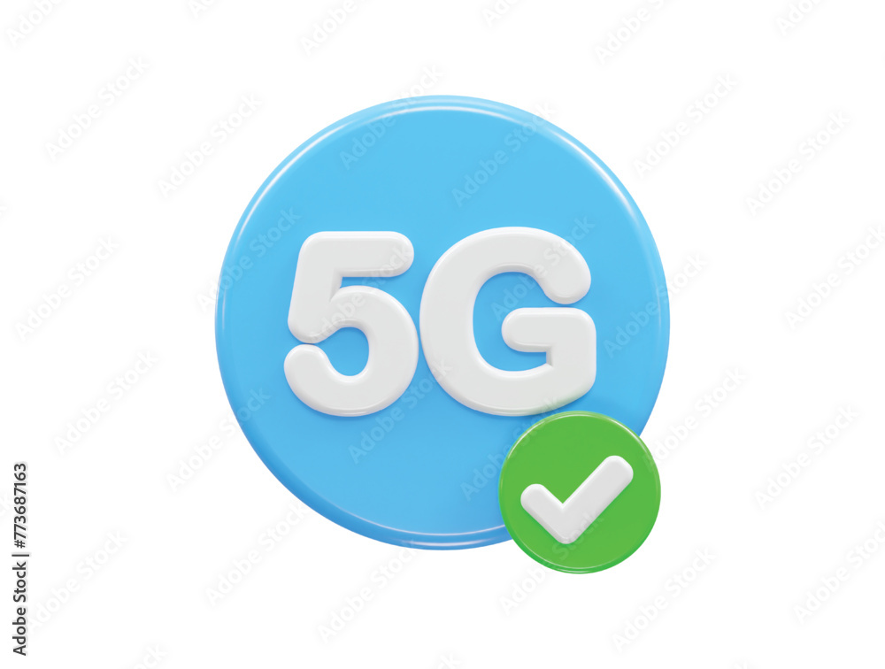 5g icon rendering 3d illustration element 5g icon rendering 3d illustration element