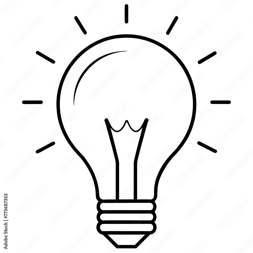 light bulb icon light bulb icon