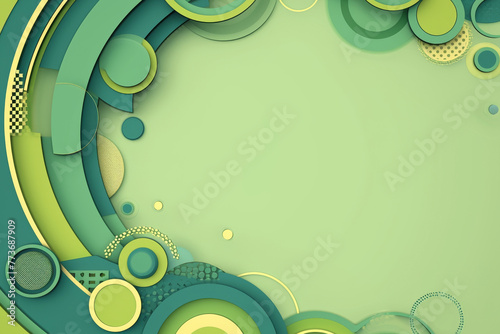 abstract 3d background with shapes modern look