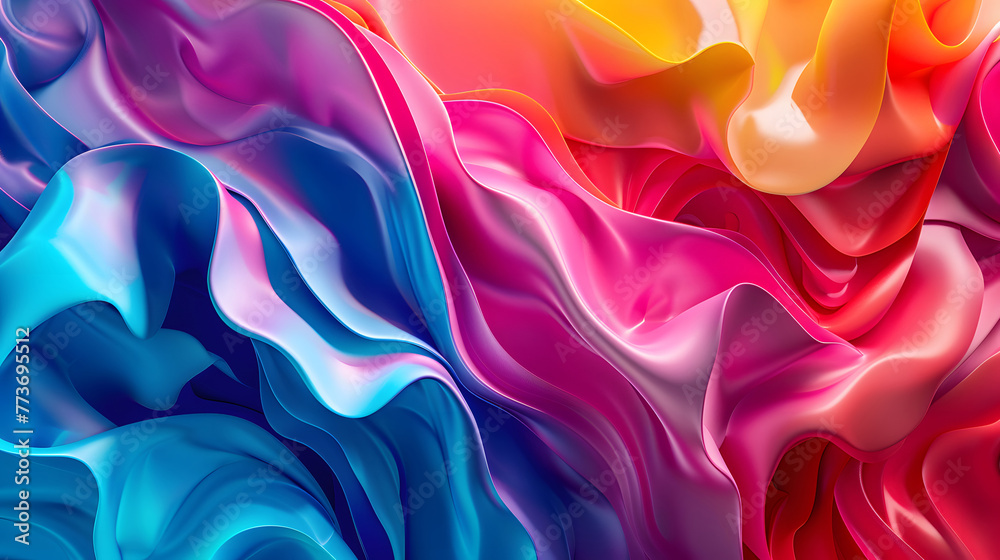 Obraz premium Colorful plastic background designed and generate by AI.
