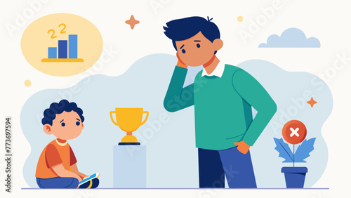 A parent consistently fails to acknowledge their childs achievements dismissing their efforts and accomplishments. This type of neglectful