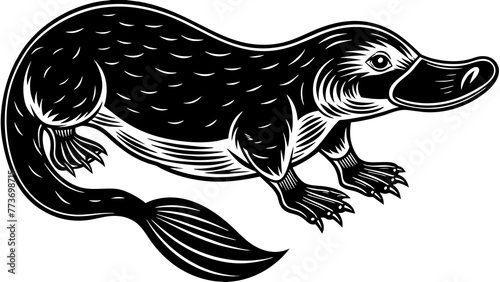 platypus iconr  animal and svg  file photo