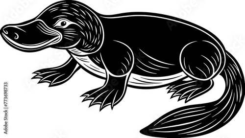 platypus iconr  animal and svg  file photo