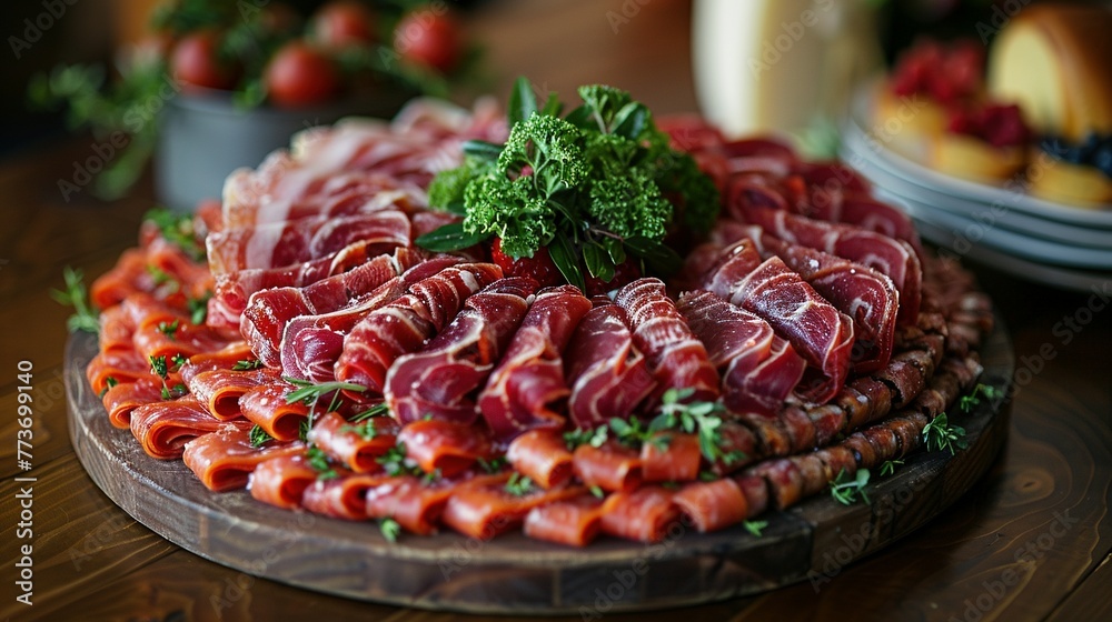 Specialty Food Wife Cake, meat plate, gourmet, food dish Specialty Food Wife Cake, meat plate, gourmet, food dish