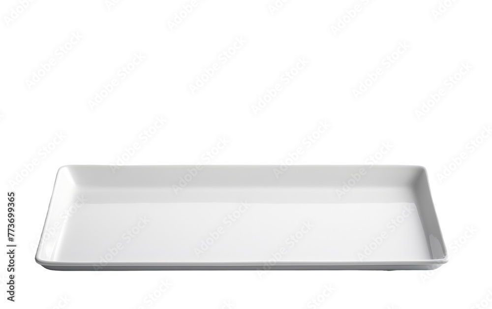 Rectangular Plastic Tray Isolated on Transparent Background Rectangular Plastic Tray Isolated on Transparent Background