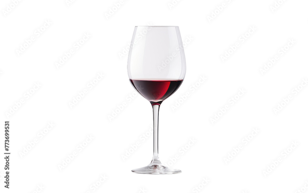 Elegant Wine Glass Isolated on Transparent Background