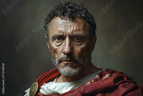 Gaius Julius Caesar: roman general, statesman, and iconic historical figure ancient history military prowess, political acumen, and a complex rise to power. photo