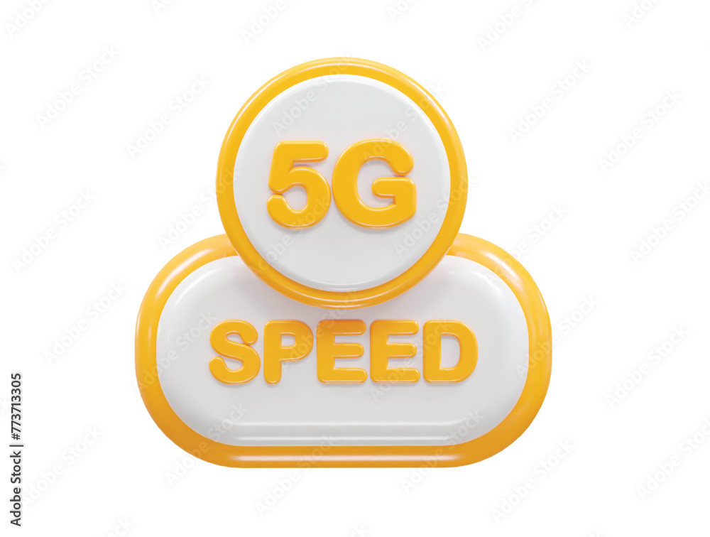 5g icon rendering 3d illustration element 5g icon rendering 3d illustration element