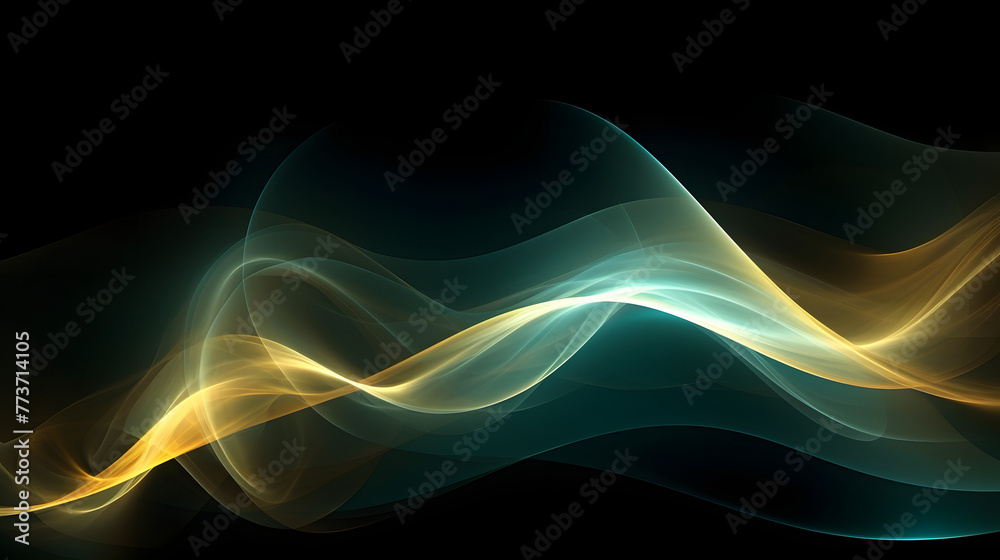 Digital blue green glowing wave abstract graphic poster web page PPT background Digital blue green glowing wave abstract graphic poster web page PPT background
