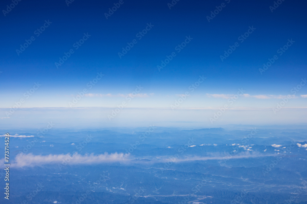 Flight - overlooking the sea of clouds