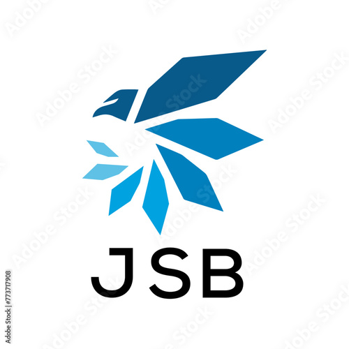 JSB  logo design template vector. JSB Business abstract connection vector logo. JSB icon circle logotype.
 photo