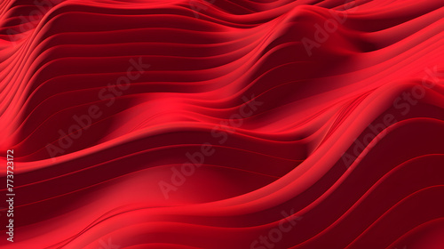 Digital red metal curve abstract graphic poster web page PPT background