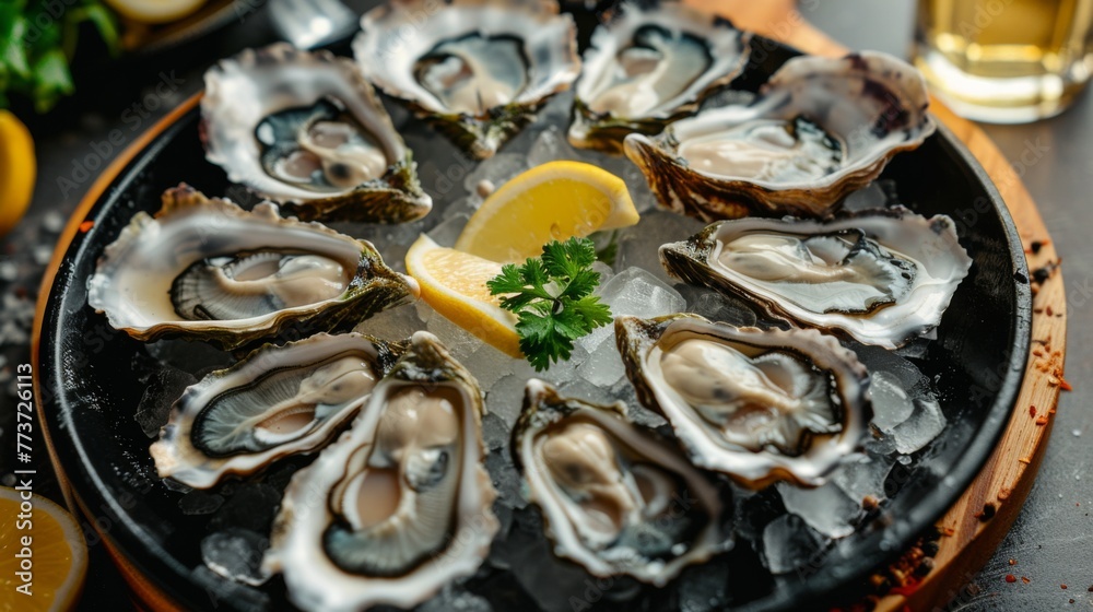 oysters with lemon oysters with lemon