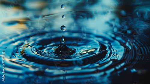 The Art of Nature: A Closeup of a Water Drop