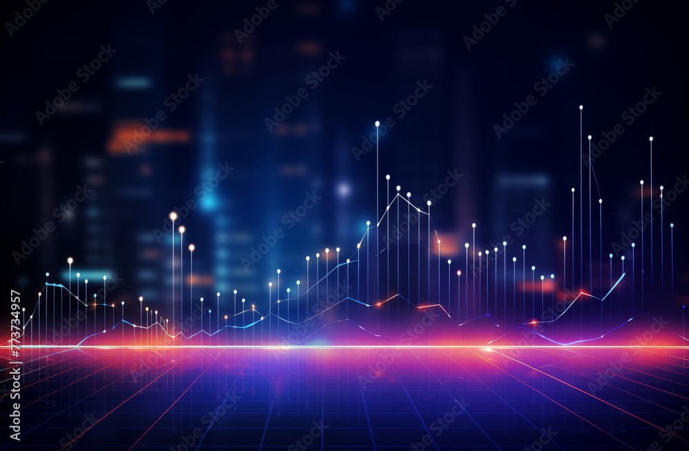 Abstract Financial Data Graph
Abstract Financial Data Graph