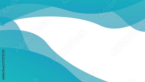 blue wave background Vector horizontal template for digital lux business banner
