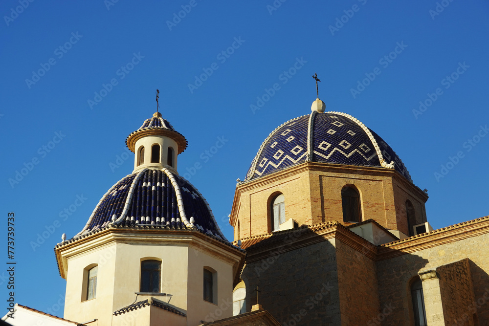 The Our Lady of Solace cathedral in Altea, Spain