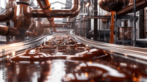 The manufacturing procedure of crafting chocolate goods within a chocolate manufacturing facility entails mechanized and automated technological methods for producing confectionery. Сhocolate factory