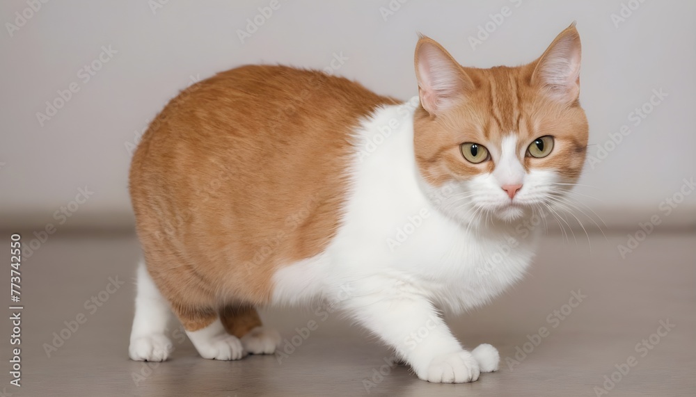Munchkin cat with its short legs and playful disposition   (3)