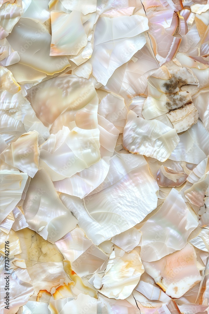 Iridescent Mother-of-Pearl Shards Texture