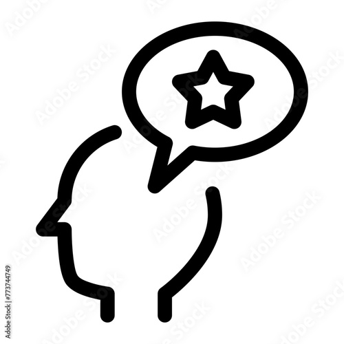 Autism chat communication icon