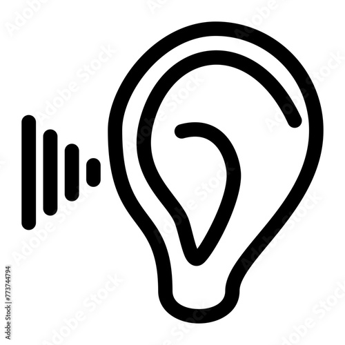Autism ear icon