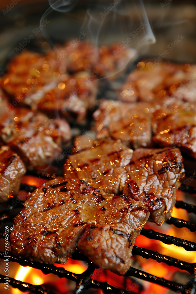 grilled meat, barbecue wallpaper 