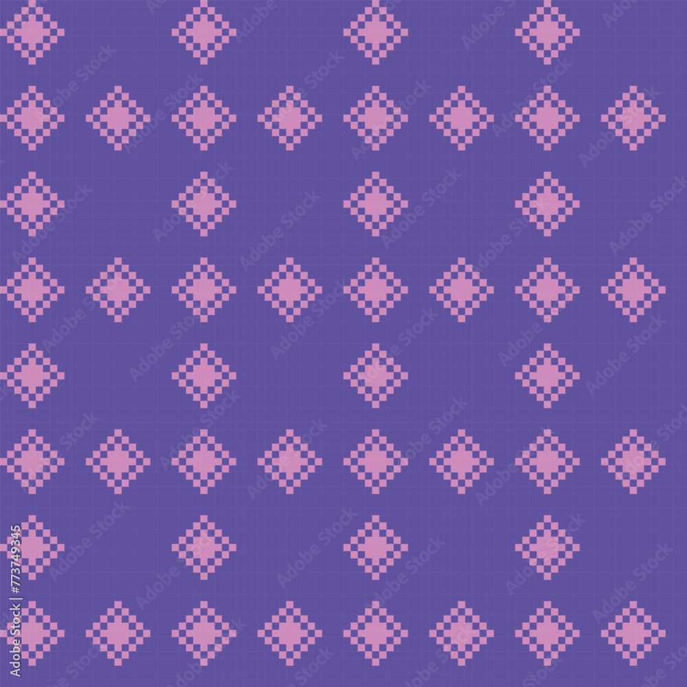 Colourful Argyle Fair Isle Seamless Pattern Design Colourful Argyle Fair Isle Seamless Pattern Design