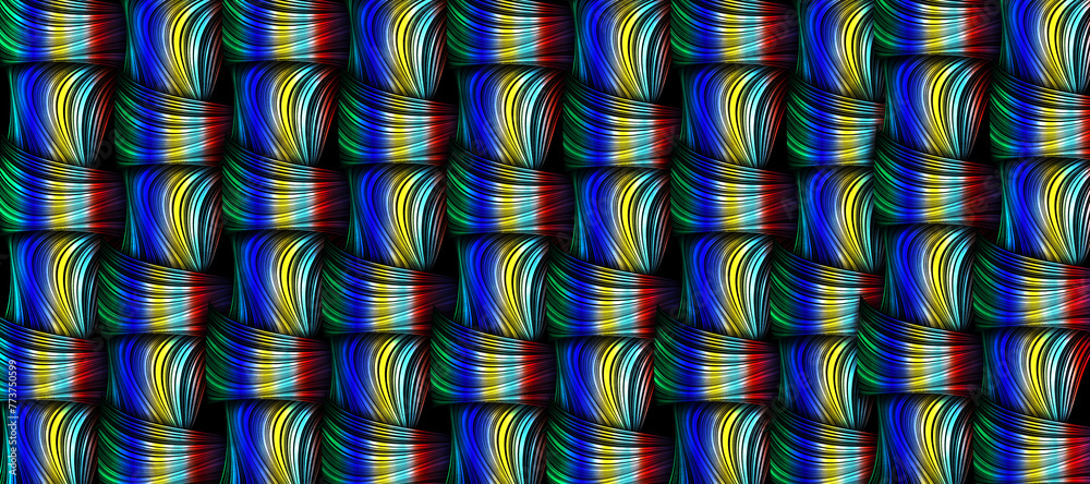 Colorful woven background with noise textured Colorful woven background with noise textured