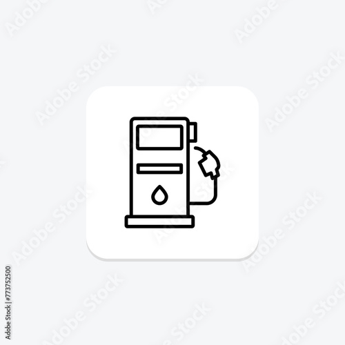 Fuels Station icon, station, gas, petrol, fuel, editable vector, pixel perfect, illustrator ai file