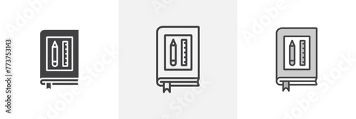 Brand Identity Guidelines Icons. Company Branding Manual and Creative Book Symbols.