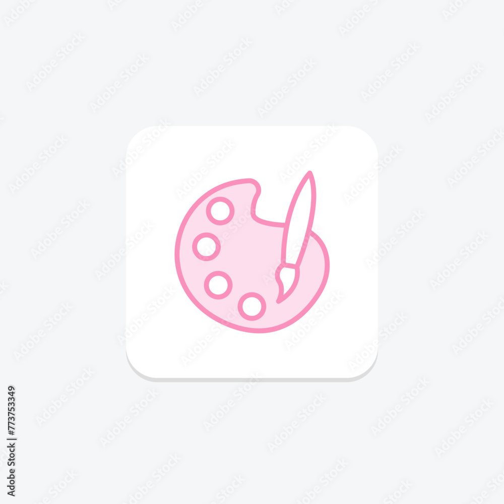 Painting icon, art, paint, draw, brush, editable vector, pixel perfect, illustrator ai file Painting icon, art, paint, draw, brush, editable vector, pixel perfect, illustrator ai file