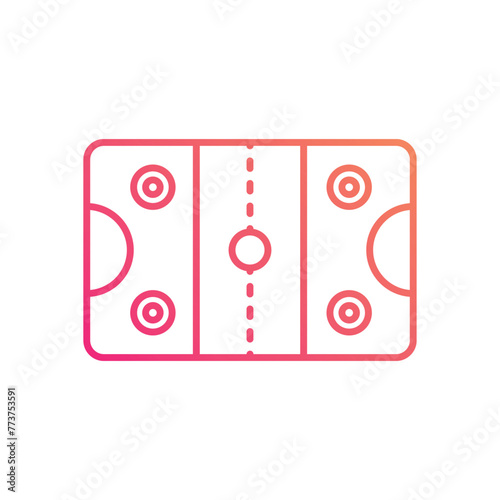Air Hockey vector icon