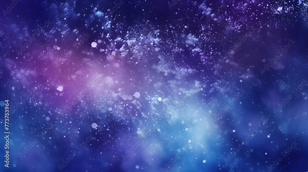 Digital blue and purple star pattern abstract poster web page PPT background