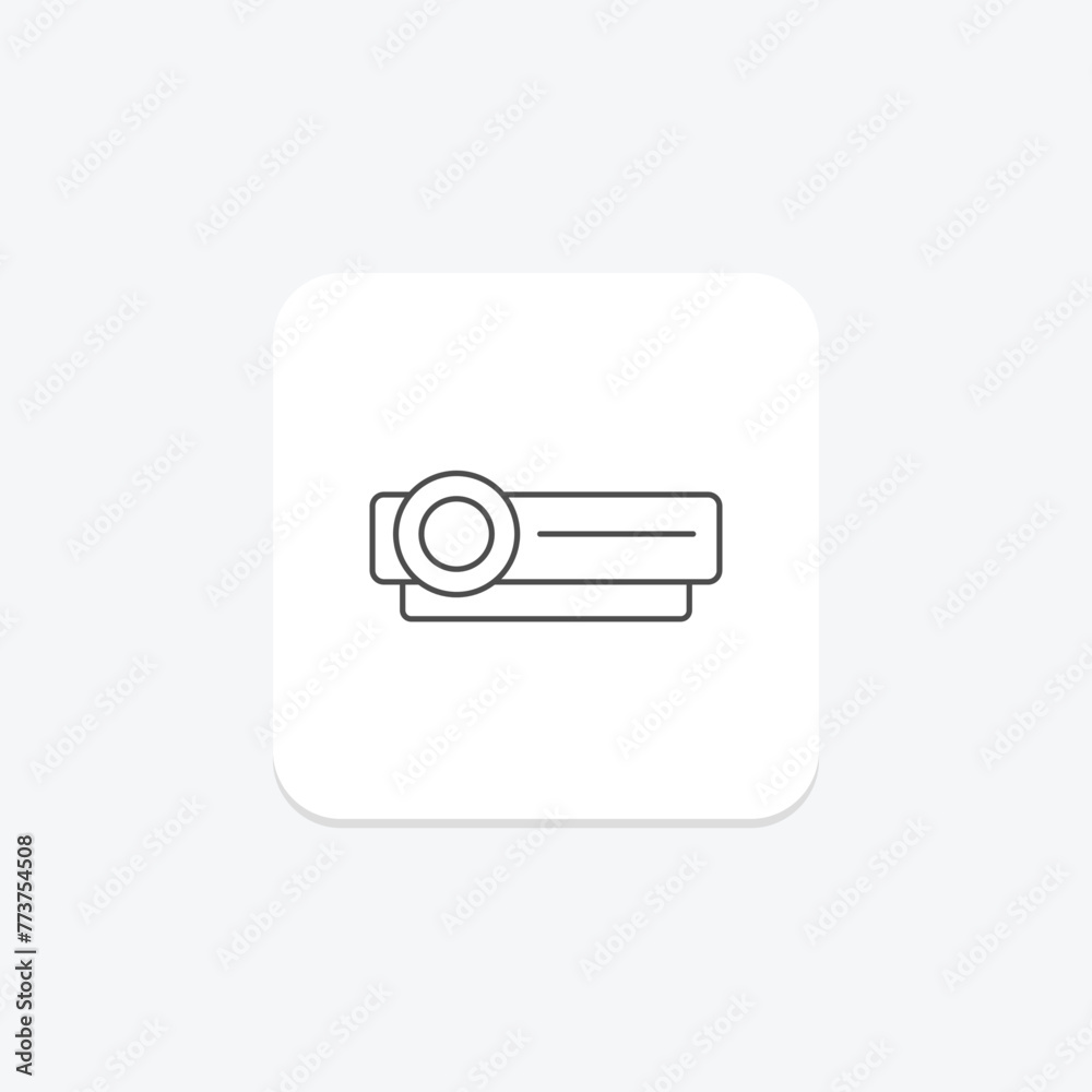 Projector icon, presentation, screen, display, multimedia, editable vector, pixel perfect, illustrator ai file Projector icon, presentation, screen, display, multimedia, editable vector, pixel perfect, illustrator ai file