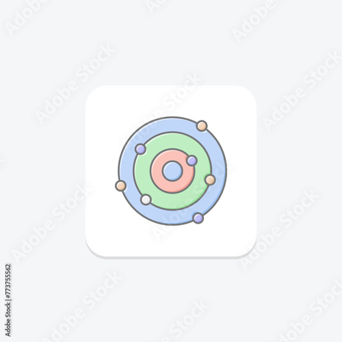 Microscopic Organism icon, organism, microorganism, cell, biology, editable vector, pixel perfect, illustrator ai file