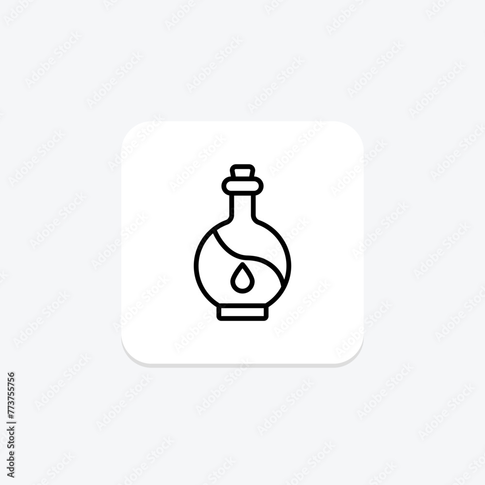Beauty Oils icon, oils, skincare, face, beauty, editable vector, pixel perfect, illustrator ai file Beauty Oils icon, oils, skincare, face, beauty, editable vector, pixel perfect, illustrator ai file