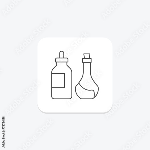 Beauty Essences icon, essences, skincare, face, beauty, editable vector, pixel perfect, illustrator ai file
