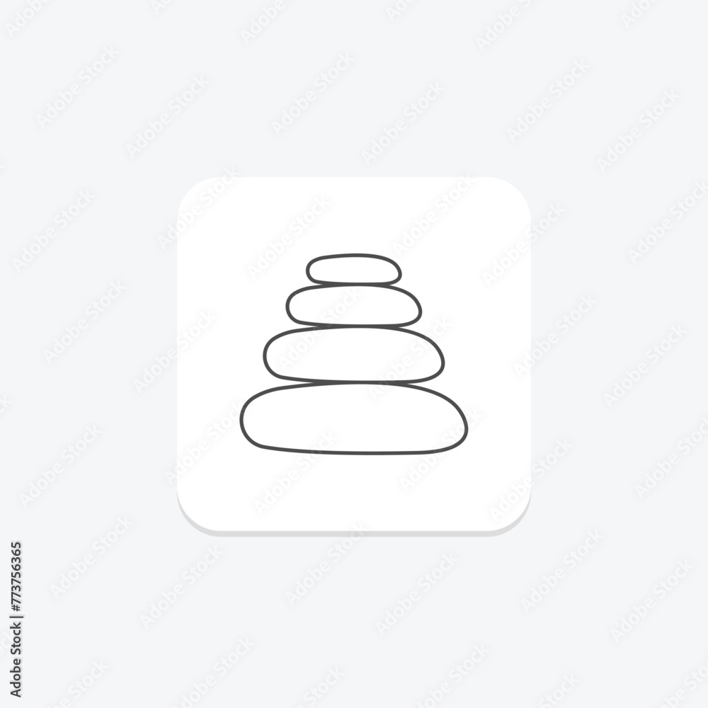Spa Stones icon, spa, stones, massage, therapy, editable vector, pixel perfect, illustrator ai file Spa Stones icon, spa, stones, massage, therapy, editable vector, pixel perfect, illustrator ai file