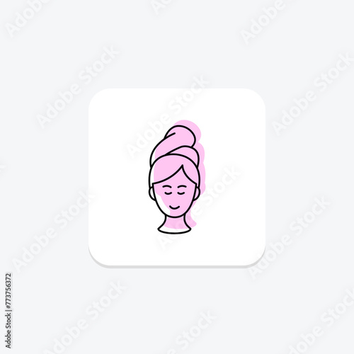 Beauty Spa icon, spa, relaxation, wellness, treatment, editable vector, pixel perfect, illustrator ai file