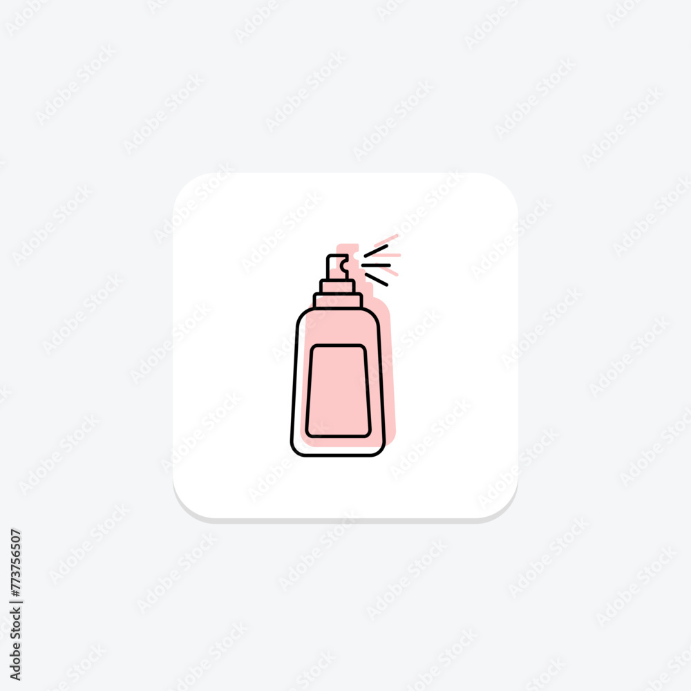 Beauty Mists icon, mists, skincare, face, beauty, editable vector, pixel perfect, illustrator ai file Beauty Mists icon, mists, skincare, face, beauty, editable vector, pixel perfect, illustrator ai file