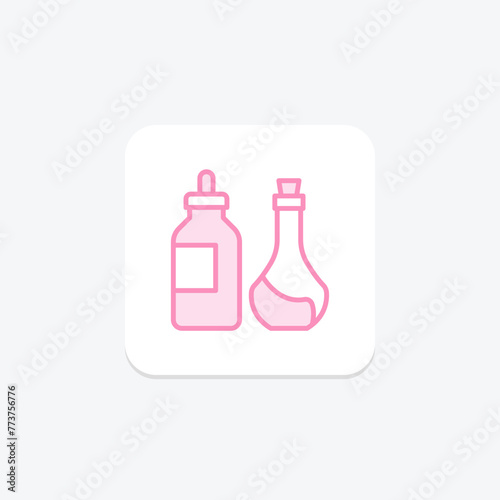 Beauty Essences icon, essences, skincare, face, beauty, editable vector, pixel perfect, illustrator ai file