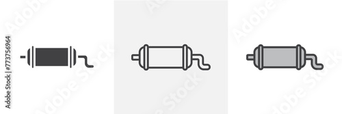 Comprehensive Vehicle Exhaust Systems Icon Set for Cars and Motorcycles