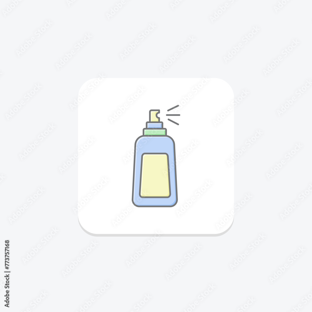 Beauty Mists icon, mists, skincare, face, beauty, editable vector, pixel perfect, illustrator ai file Beauty Mists icon, mists, skincare, face, beauty, editable vector, pixel perfect, illustrator ai file