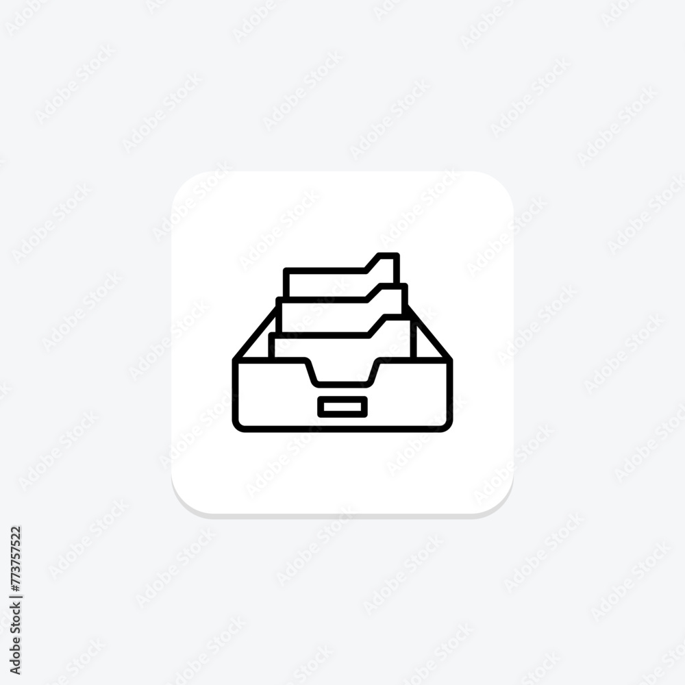 Archive icon, storage, data, files, records, editable vector, pixel perfect, illustrator ai file Archive icon, storage, data, files, records, editable vector, pixel perfect, illustrator ai file