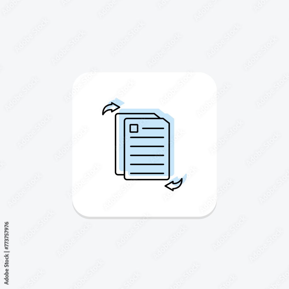 Document Sharing icon, sharing, share, file, collaboration, editable vector, pixel perfect, illustrator ai file Document Sharing icon, sharing, share, file, collaboration, editable vector, pixel perfect, illustrator ai file
